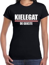Carnaval Kielegat de gekste t-shirt zwart voor dames S