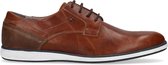 Sacha - Heren - Leren cognac veterschoenen - Maat 43