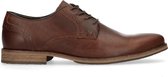 Sacha - Heren - Cognac veterschoenen met perforaties - Maat 42