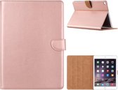 Tablet Book Case met sluiting voor Apple iPad 9,7 2017 / 2018 - Rose Goud