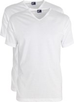 ALAN RED T-shirts Vermont extra lang (2-pack) - V-hals - wit - Maat: XXL