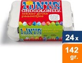 Tony's Chocolonely - Tony's Chocolade Paaseitjes - Paaseitjes Melk Mix Doosje - Paascadeautjes - Paaschocolade - 10 smaken Chocolade Eitjes - 24 doosjes paaseieren