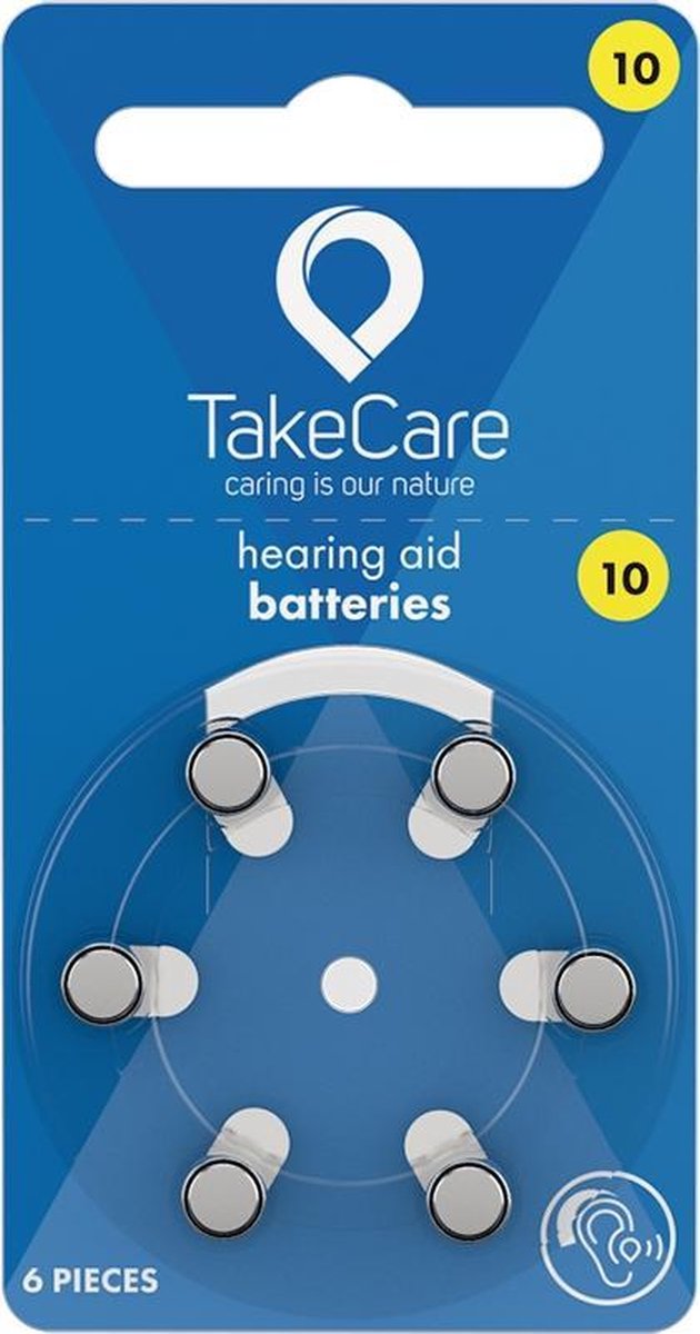 Take Care Hoortoestelbatterijen 10 (60 stuks)