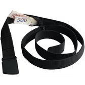 Pacsafe Cashsafe S25 Wallet belt - 72 tot 124 cm - Anti-diefstal Riem - Geldriem - RFID-blokkerend - Riem met Geheim Opbergvakje - Portemonnee Riem - Zwart