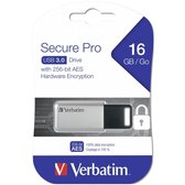 Verbatim Secure Data Pro - USB-stick - 16 GB