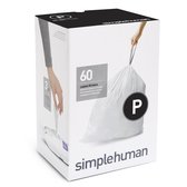 Afvalzakken Liner Pocket Code P, 50 - 60 liter, 3x20 stuks - Simplehuman