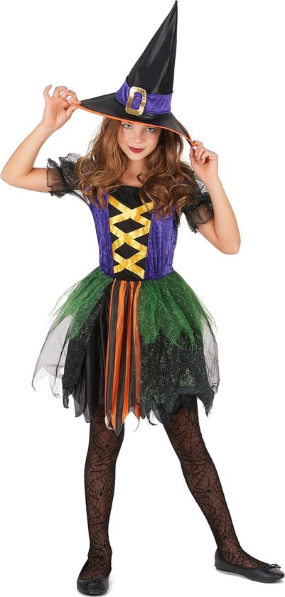 Kleine heksen kostuum voor meisjes - Verkleedkleding - 152/158 | bol.com