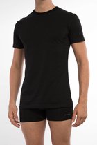Claesen's Heren T-shirt Korte Mouw Zwart 2-Pack - L