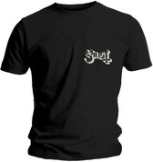 Ghost Heren Tshirt -L- Pocket Logo Zwart