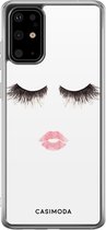 Samsung S20 Plus hoesje siliconen - Kiss wink | Samsung Galaxy S20 Plus case | multi | TPU backcover transparant