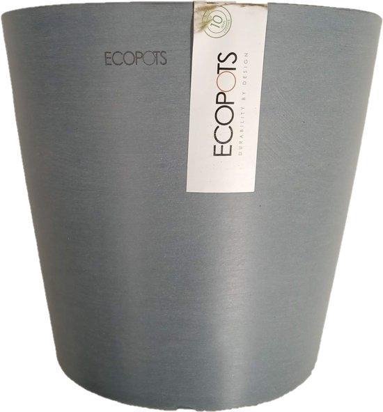 Vaso Ecopots Amsterdam Grigio Chiaro 20 cm