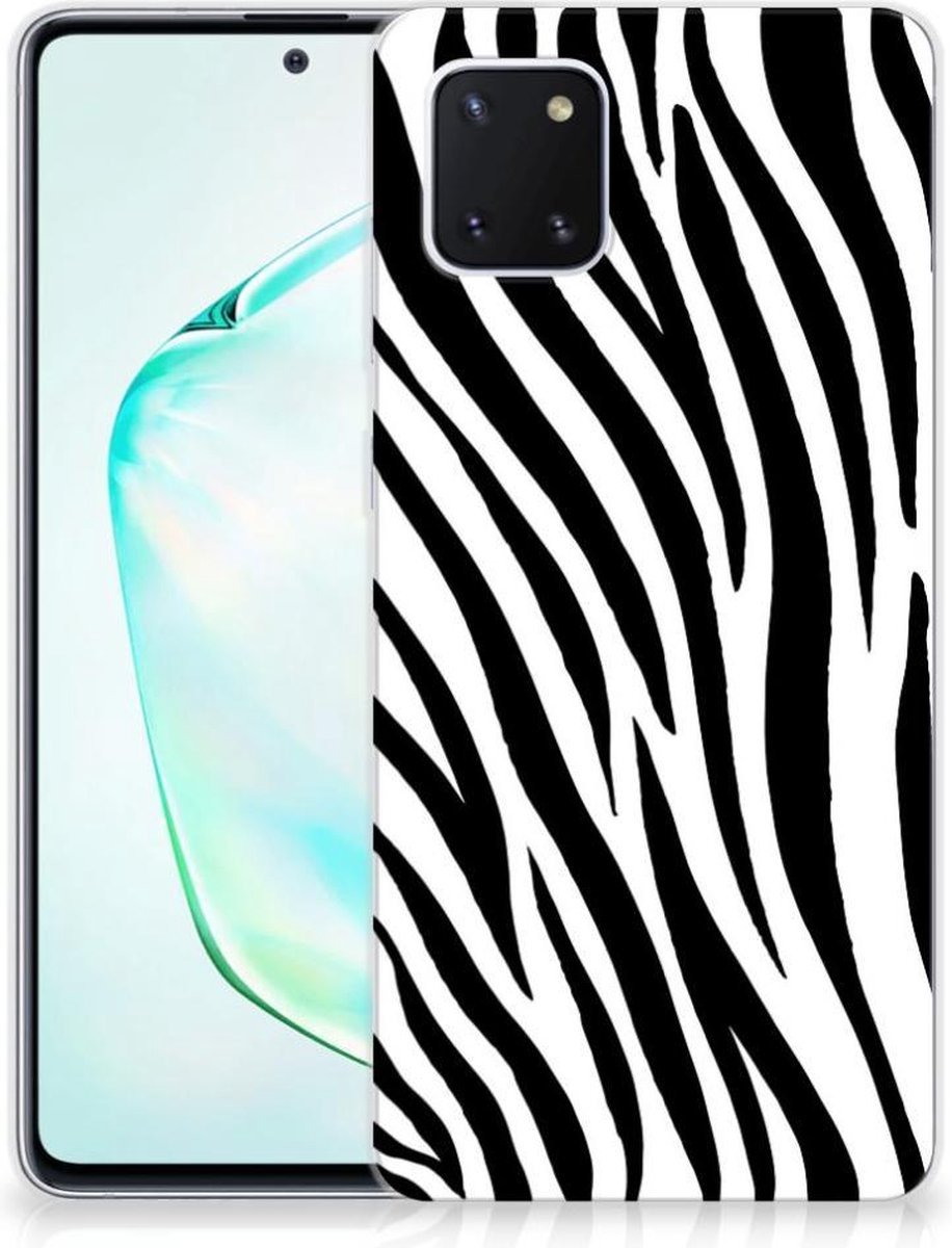 Samsung Galaxy Note 10 Lite TPU Hoesje Zebra