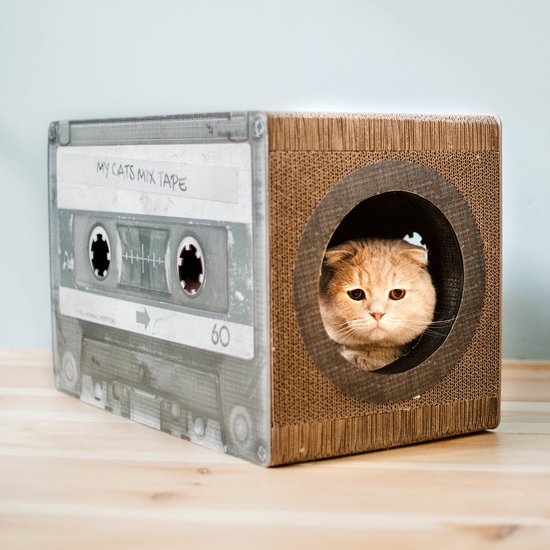 District 70 MIXTAPE Krabpaal - Zwart - L - 51 x 31 x 35 cm