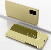 Mirror View Case - Samsung Galaxy A71 Hoesje - Goud