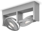 Philips myLiving Particon - Plafondspots - 2 spots - LED - Aluminium