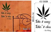 3D Sticker Decoratie Bob Marley Quotes Wall Sticker Vinyl Wall Decals Quotes Poster Wall Art Wallpaper Wall Stickers Home Decoration - Bob3 / Small
