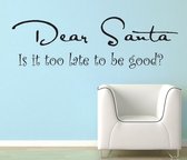 3D Sticker Decoratie Dear Santa Quotes Christmas Wall Sticker Mural Wall Decal Decor