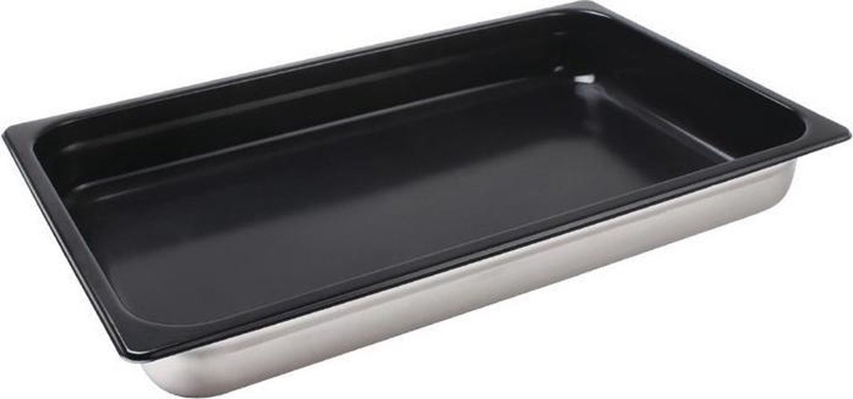 Vogue RVS GN 1/1 bak met anti-kleeflaag 40mm