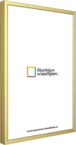 Aluminium Wissellijst 70 x 90 Mat Champagne Goud - Helder Acrylite - Professional