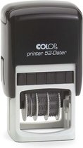 Colop Printer 52/D Blauw - Stempels - Datum stempel Nederlands - Stempel afbeelding en tekst