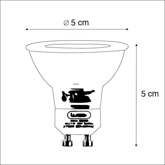 3 Stuks RGB CCT GU10 LED Spot met Afstandsbediening