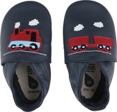 Bobux - Soft Soles - Train + carriage Navy - Babyslofjes - EU 17