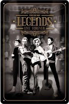 Wandbord - Legends Live Forever -20x30-