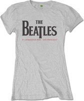 The Beatles Dames Tshirt -M- Candlestick Park Grijs