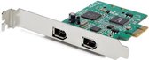 StarTech.com PEX1394A2V2 interfacekaart/-adapter IEEE 1394/Firewire Intern