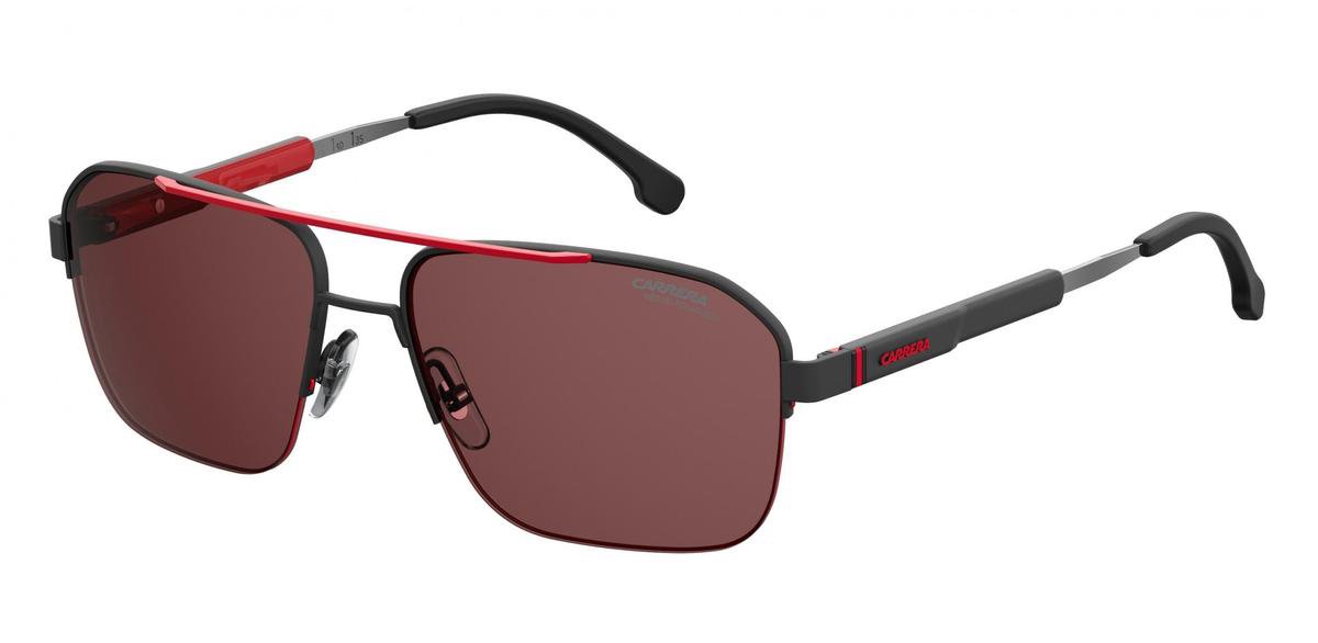 Carrera Eyewear Zonnebril 8028/s 003/w6 Heren Gepolariseerd Matzwart/rood