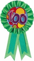 Haza Original Rozet ''100'' Groen 8 X 14,5 Cm