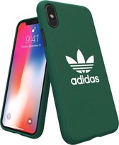 adidas Moulded Case flexibel hoesje iPhone X XS - Groen