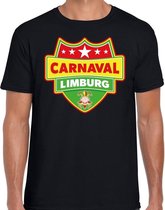 Carnaval verkleed t-shirt Limburg zwart voor heren XL