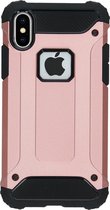 iMoshion Rugged Xtreme Backcover iPhone X hoesje - Rosé Goud