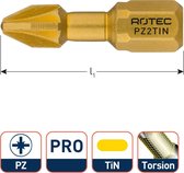 PRO bit PZ 3 L=25mm. Torsion TIN (Pozi) (10st.)