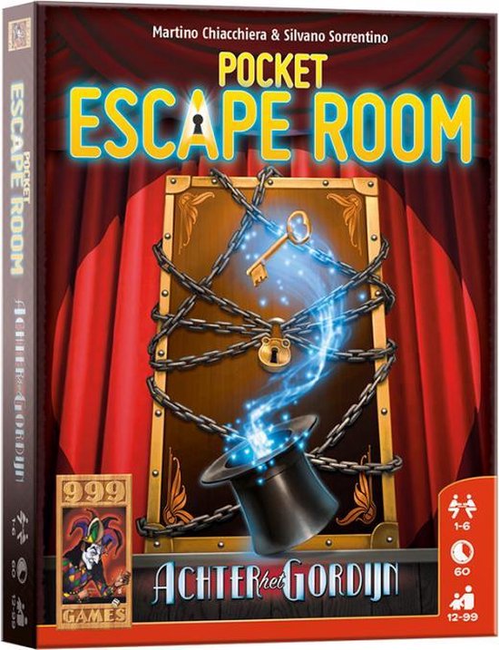 Thumbnail van een extra afbeelding van het spel Pocket Escape Room: Achter het Gordijn Breinbreker