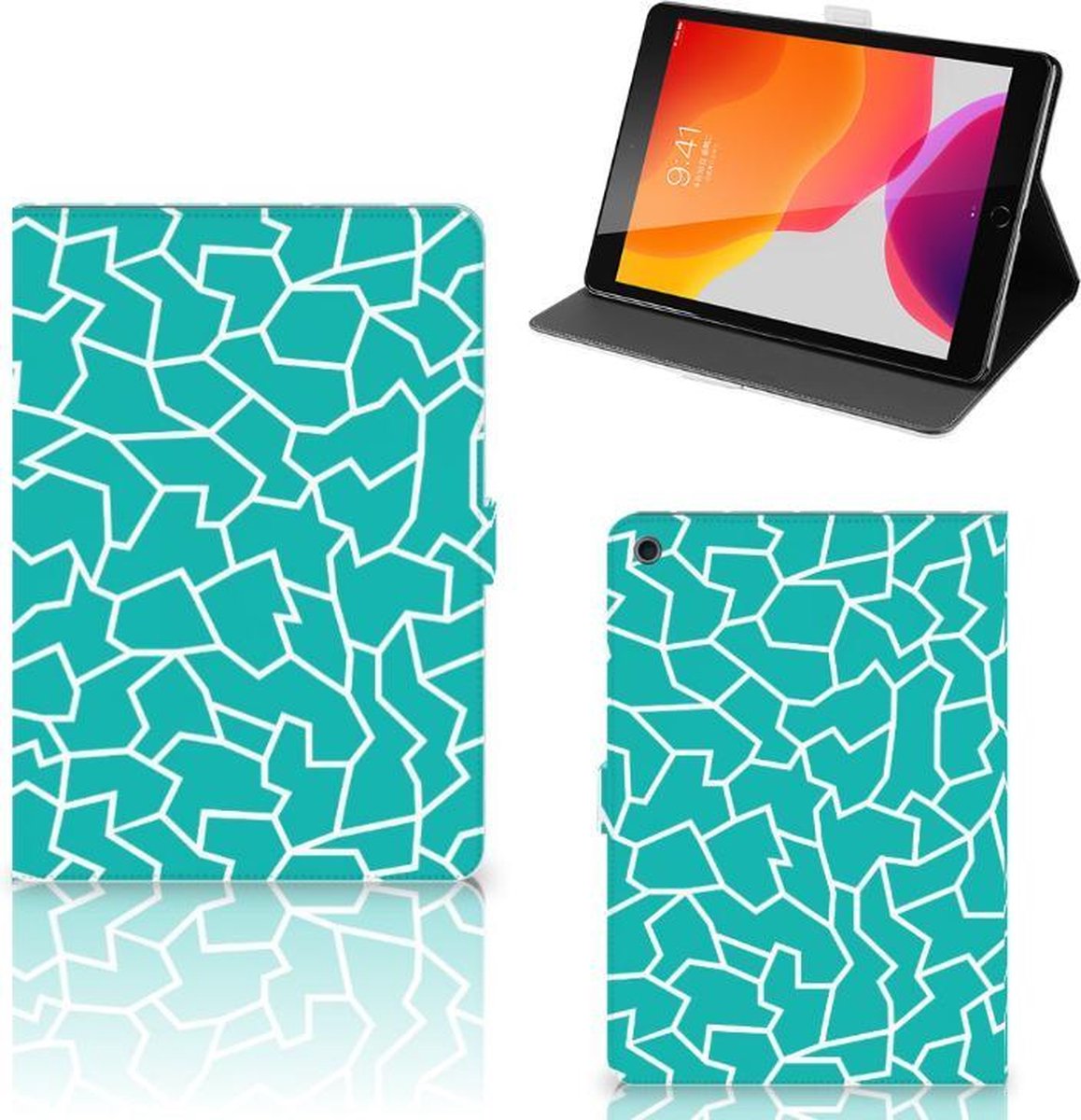 iPad 10.2 2019 | iPad 10.2 2020 | 10.2 2021 Hoes Cracks Blue