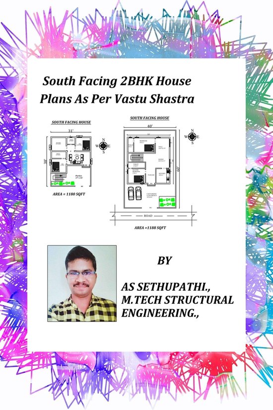 South Facing 2BHK House Plans As Per Vastu Shastra (ebook), As Sethu ...