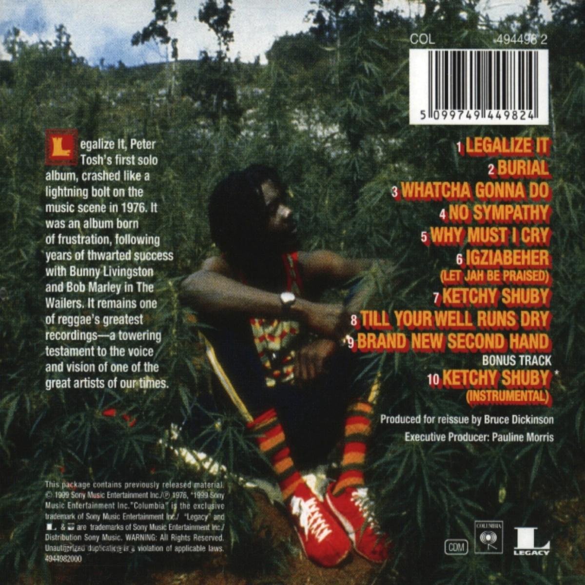 Legalize It, Peter Tosh CD (album) Muziek bol Legalize It, Peter Tosh CD (album) Muziek bol