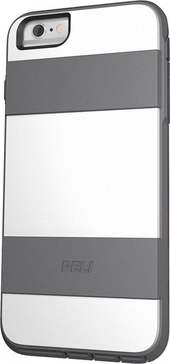 Apple iPhone 6/6s Plus Hoesje - PELI - Voyager Serie - Hard Kunststof Backcover - Wit / Grijs - Hoesje Geschikt Voor Apple iPhone 6/6s Plus