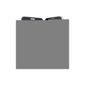 Samsung Galaxy S5 Mini Hoesje - Krusell - Boden Serie - Hard Kunststof Bookcase - Wit - Hoesje Geschikt Voor Samsung Galaxy S5 Mini