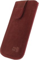 Senza Slide Leren Insteekhoes - XL - Rusty Red