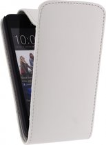 Xccess Leather Flip Case HTC Desire 300 White