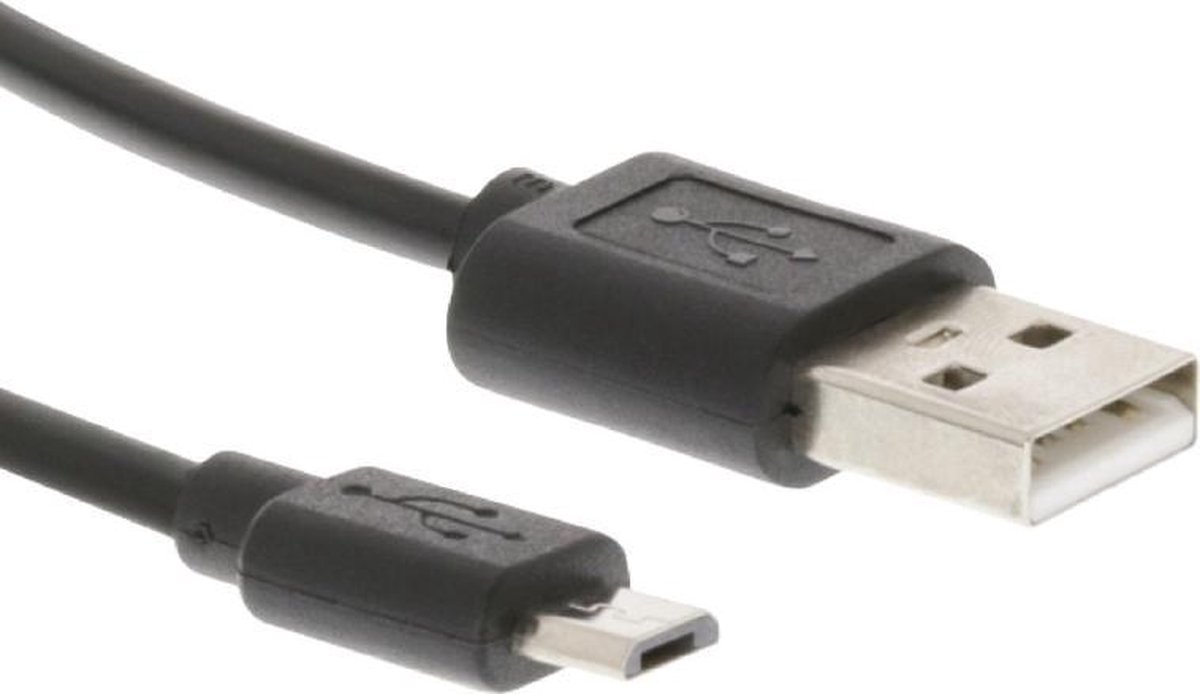 Valueline USB naar USB Micro B kabel - USB2.0 - 1 meter - Valueline