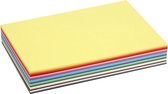 Gekleurd karton, A4 210x297 mm,  180 gr, diverse kleuren, 30div vellen