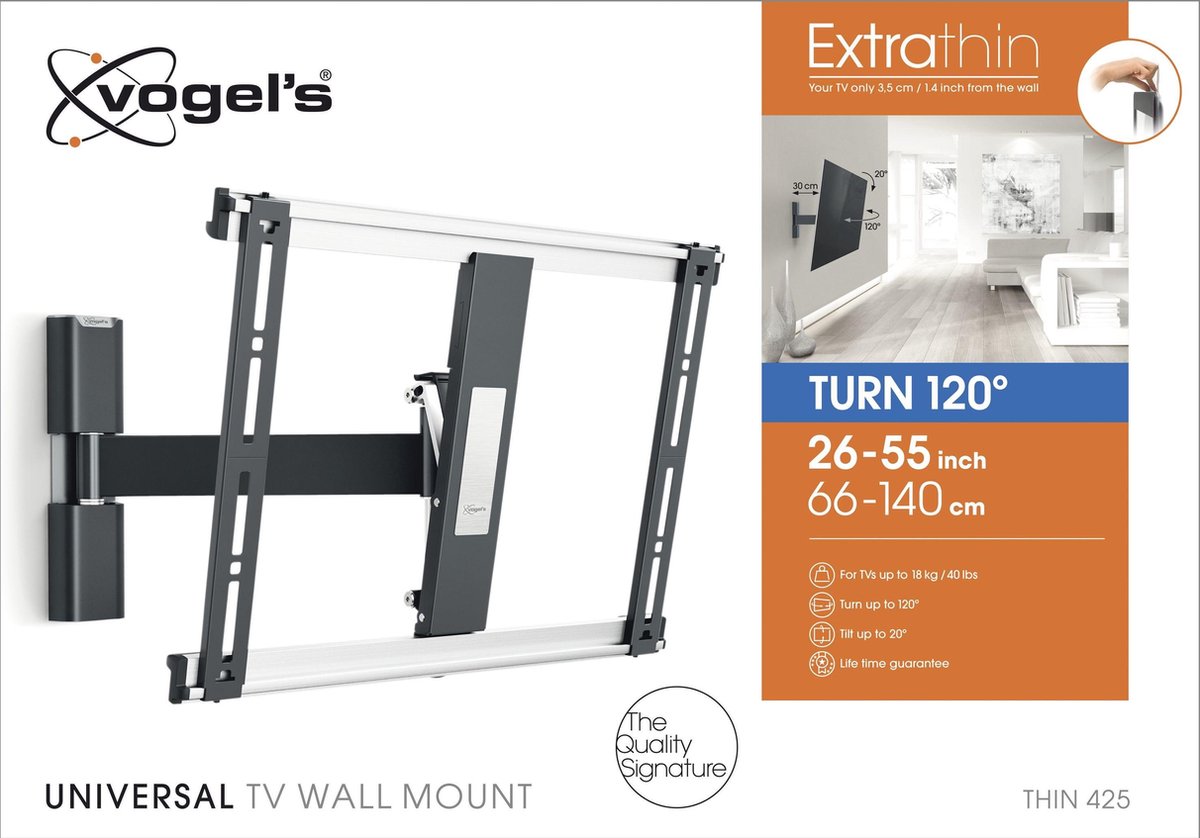 Vogel's THIN 425 Soporte TV Giratorio 55