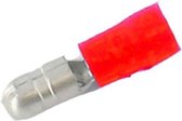 Connector Fast On 4.0 mm Male PVC Red