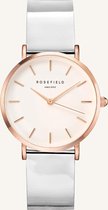 Rosefield Premium Gloss Dames Horloge - Rosé Goud Zilver Ø33mm - SHMWR-H35