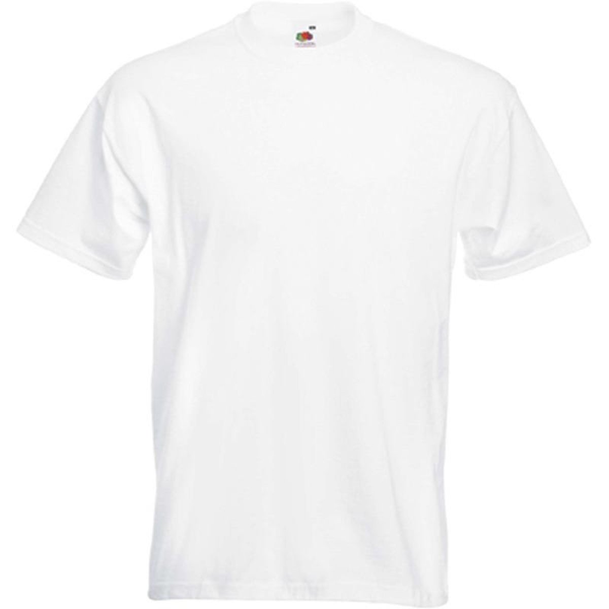 gezantschap Winkelier escaleren 3x Grote maten basic witte t-shirt voor heren - 3XL- voordelige katoenen  shirts | bol.com