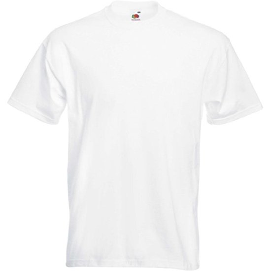 Turbine Oeps Een hekel hebben aan 3x Grote maten basic witte t-shirt voor heren - 3XL- voordelige katoenen  shirts | bol.com